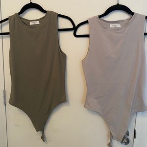 ARITZIA Contour Muscle Bodysuits (x2)